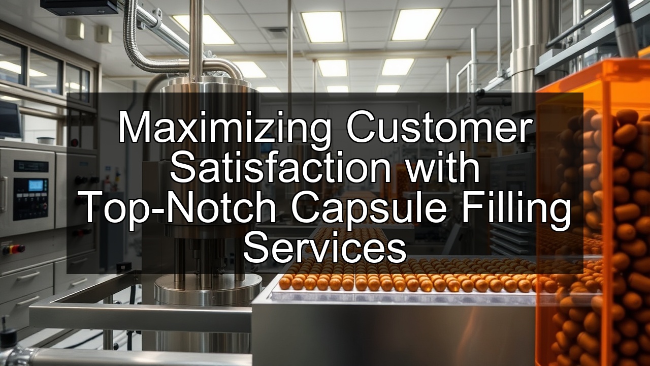 ingredient capsule manufacturing service vegan service for capsule filling kosher certified