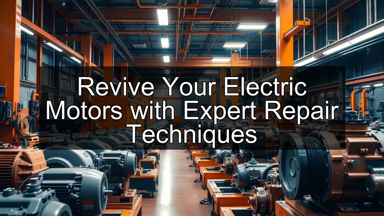 electric motors motor maintenance switchgear electric motor service repair and maintenance