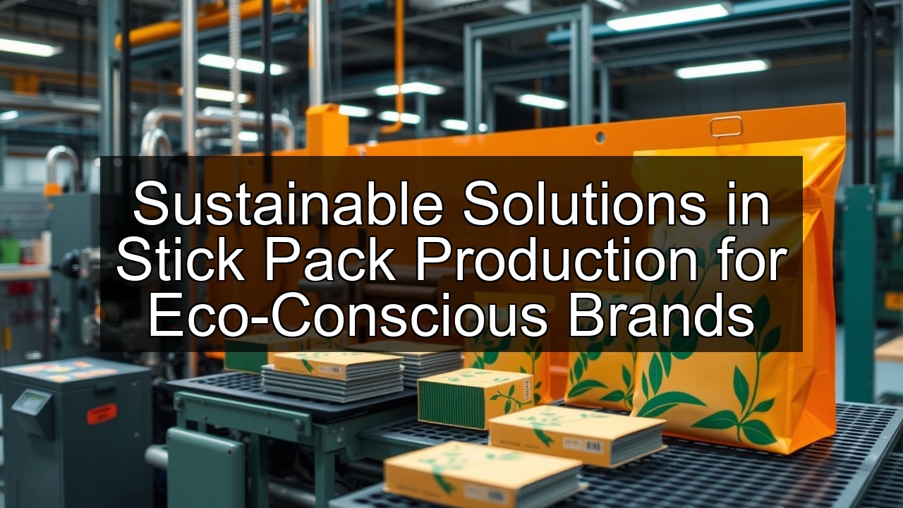 packaging industries stick pack assembly food manufacturing stick pack solutions nutraceutical